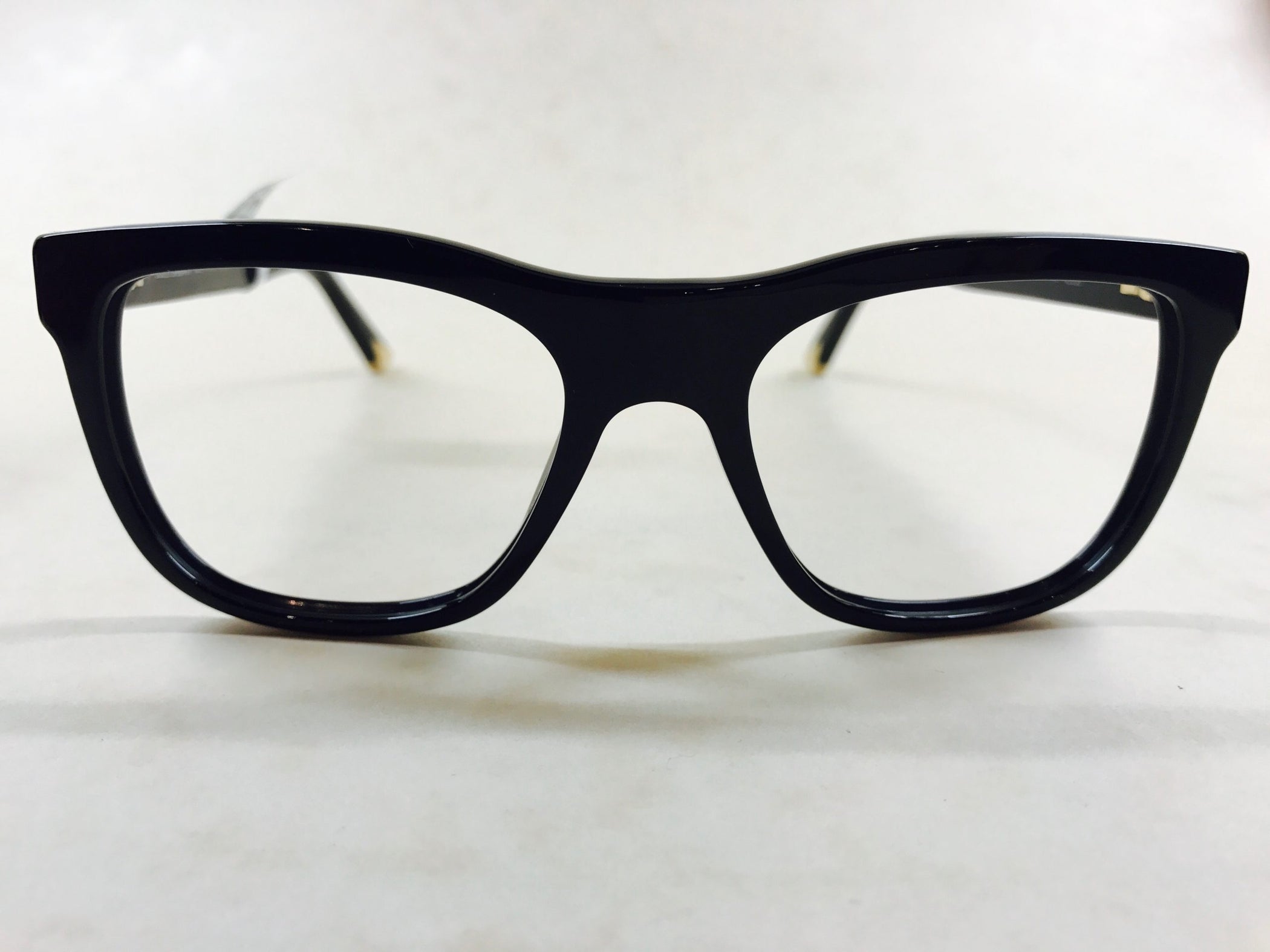 Chunky black D&amp;G frames with gold tips