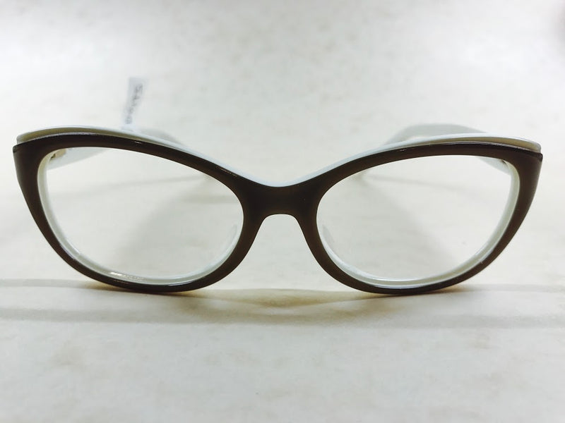 Taupe brown Chloe frames with cream highlights