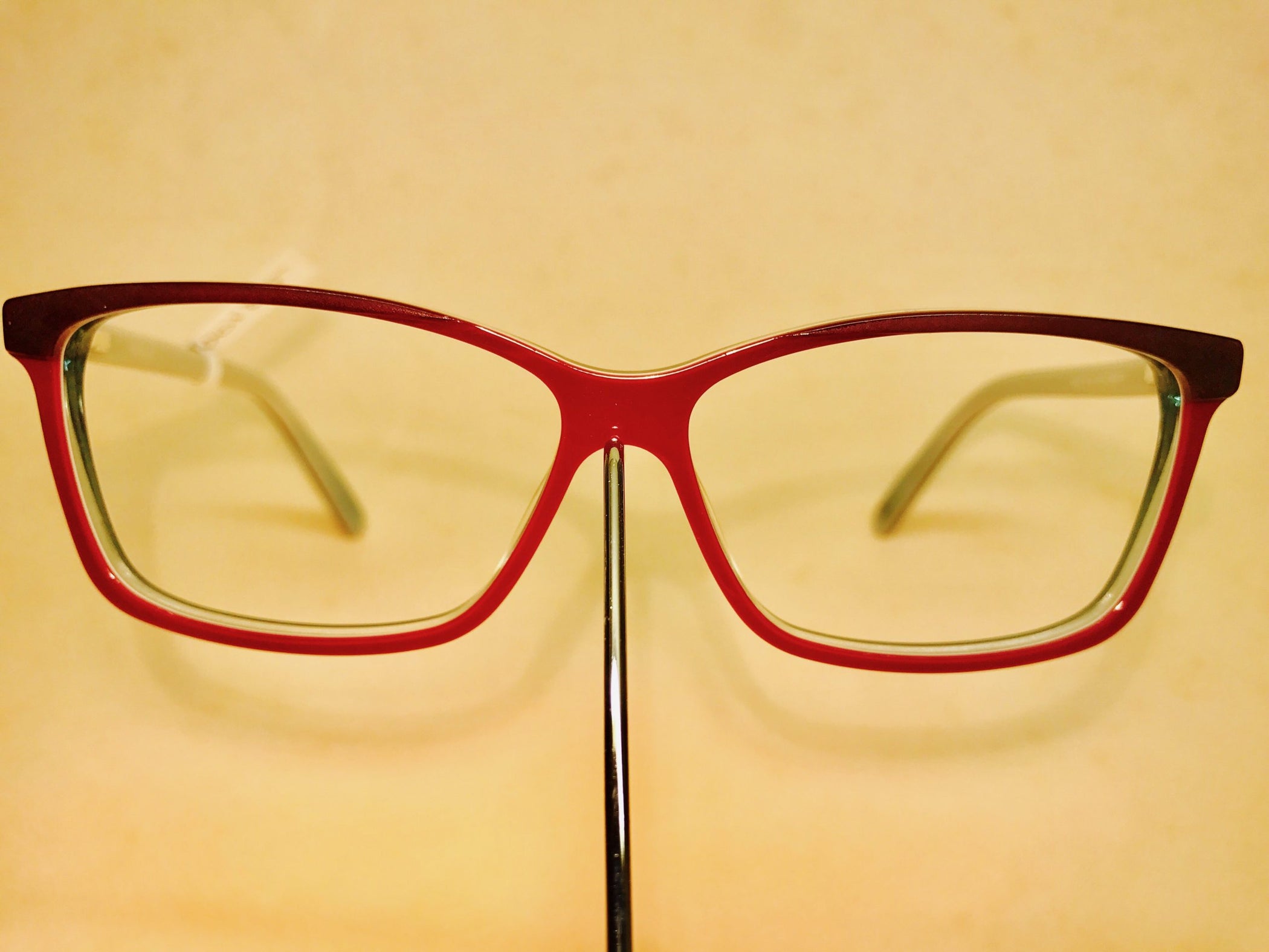 Dark red and cream Hilfinger designer frames