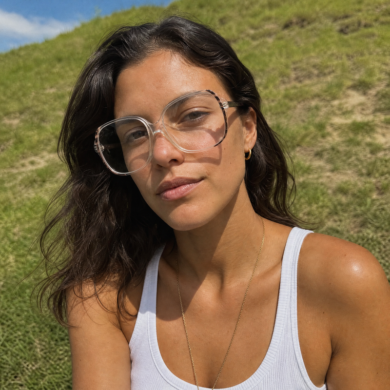 Fran 80s vintage oversized square glasses. Women's 80s glasses. Women's vintage glasses. 