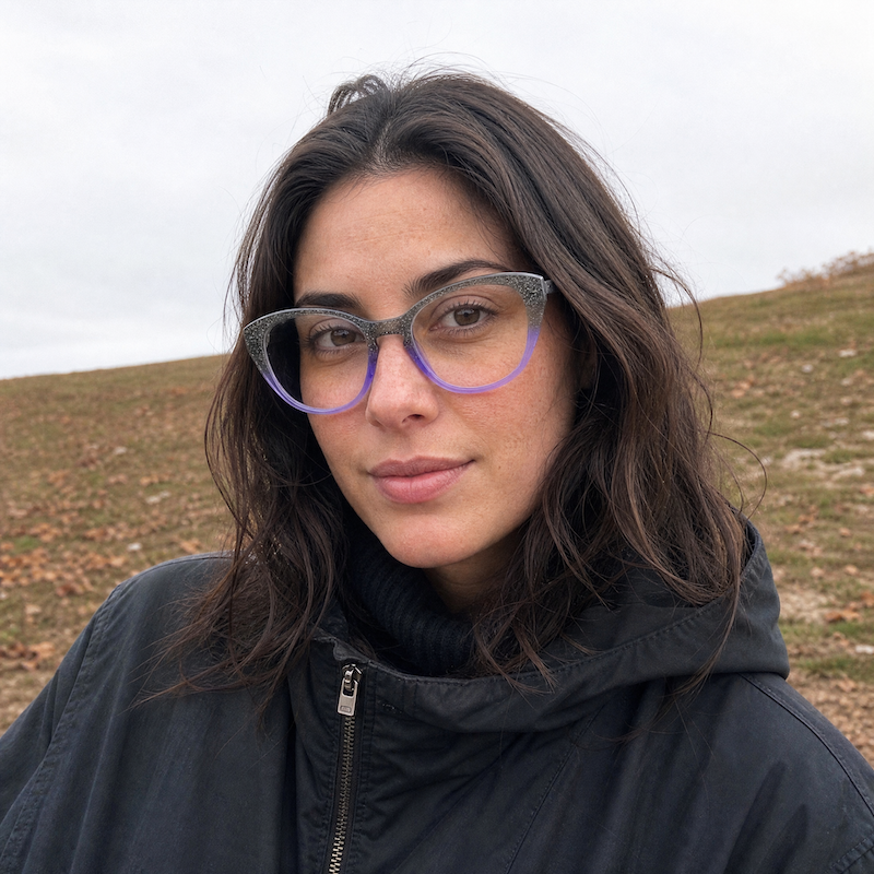 Glitter 50s style cat eye glasses. Sustainable glasses. Purple cat eye glasses. Stylish women's glasses. 