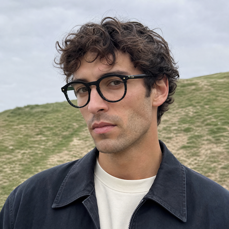 Gok Wan 18 retro glasses. Black round oversized glasses. Gok Wan glasses. Men's round glasses.