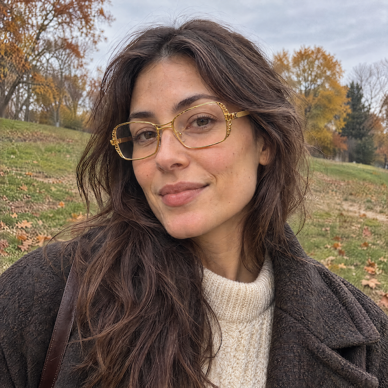 Goldie women's 1970s ornate vintage glasses