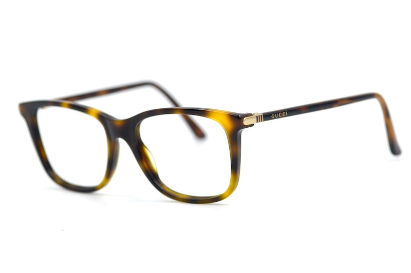 Gucci 00180 women's oversized brown square glasses