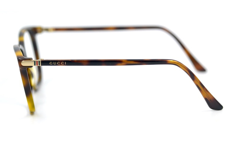 Gucci 00180 women's oversized brown square glasses