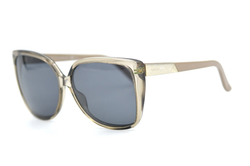Gucci 3180 oversized square sunglasses. Refurbished sustainable sunglasses. Women's Gucci sunglasses. 