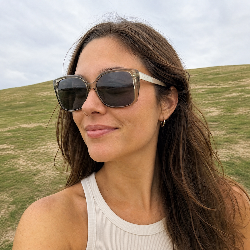 Gucci 3180 oversized square sunglasses. Refurbished sustainable sunglasses. Women's Gucci sunglasses. 