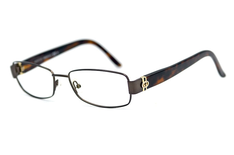 Gucci 4223 women's rectangular glasses. Women's Gucci glasses. Sustainable women's glasses. 
