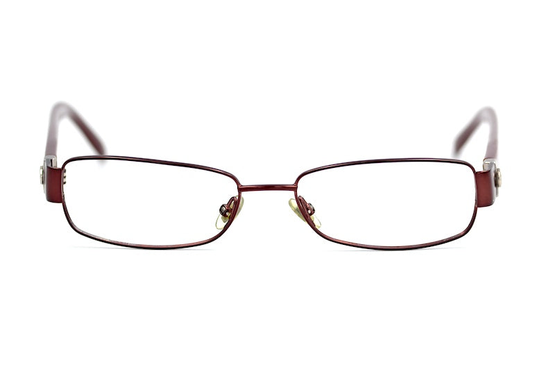 Gucci 4223 women's red rectangular glasses.