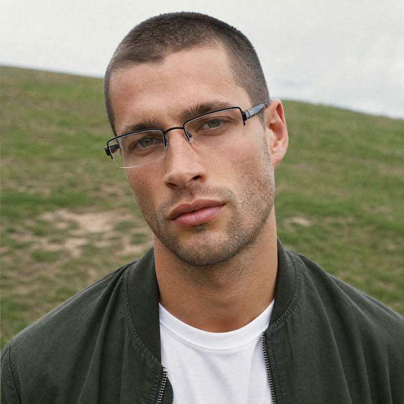 Guess 1548 designer glasses. Mens prescription glasses.  Mens cheap designer glasses. Sustainable glasses. 