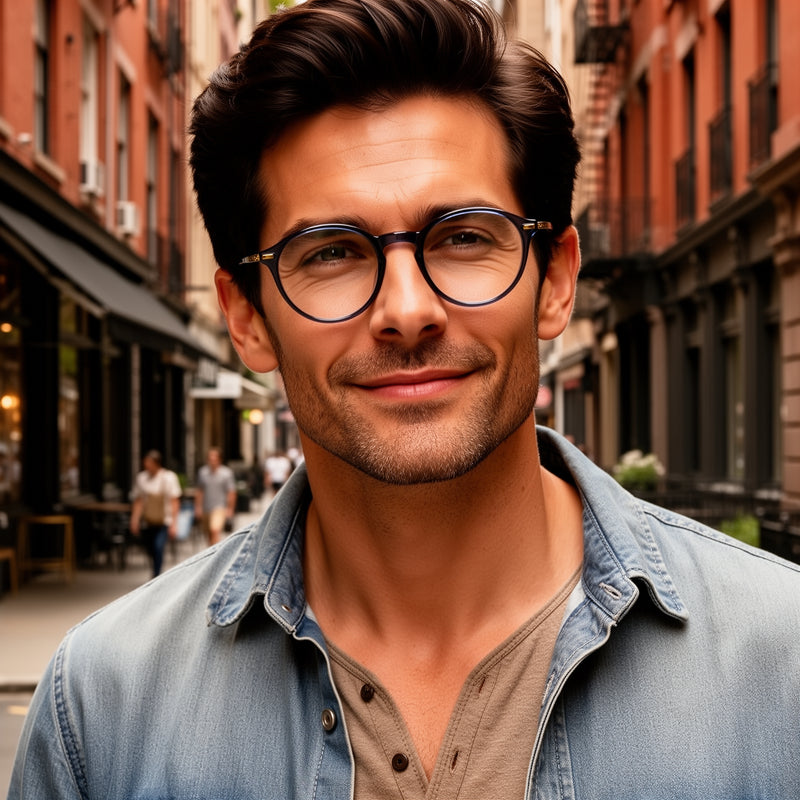 Harrier round retro glasses 