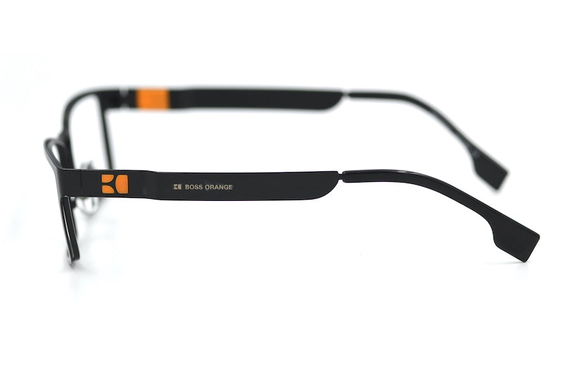 Hugo Boss 0001 Men's Black Rectangular Glasses Side