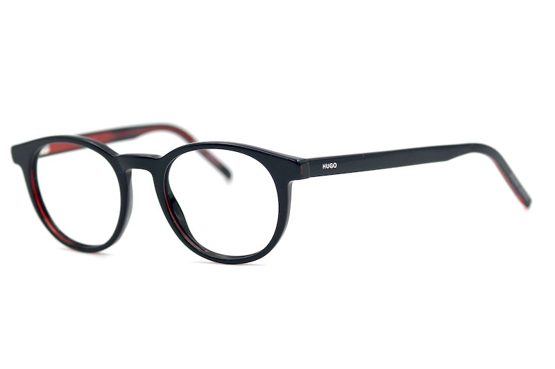 Hugo Boss 06 Black Round Glasses. Men's Hugo Boss glasses. 