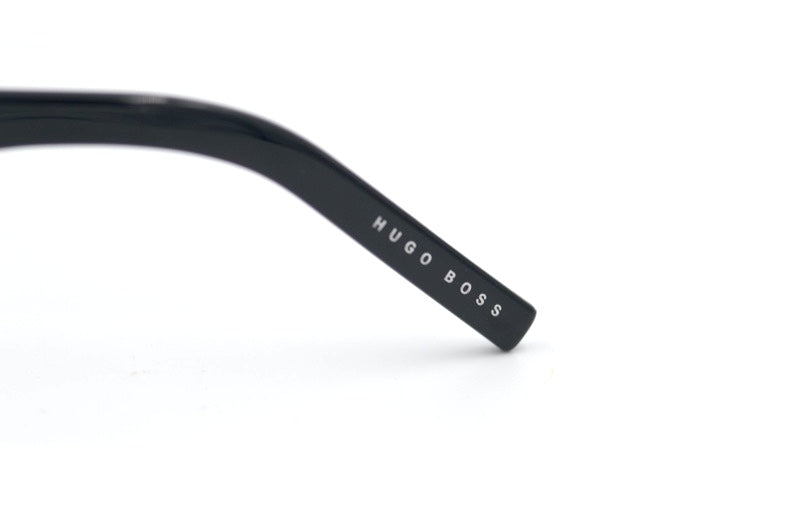 Hugo Boss 08 men's black rectangular glasses. 