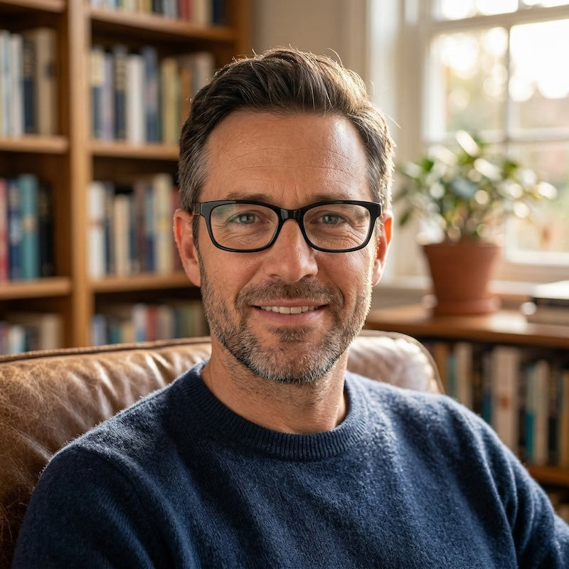 Hugo Boss 08 men's black rectangular glasses. 
