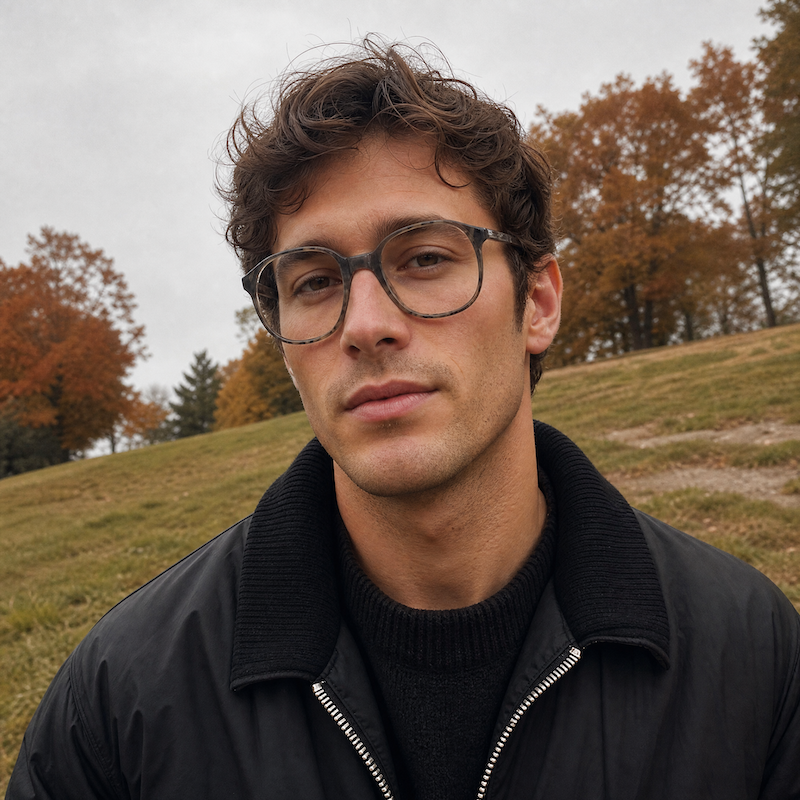 Image grey oversized 80s glasses. Retro vintage glasses. Prescription vintage glasses. Men's 80s oversized glasses.