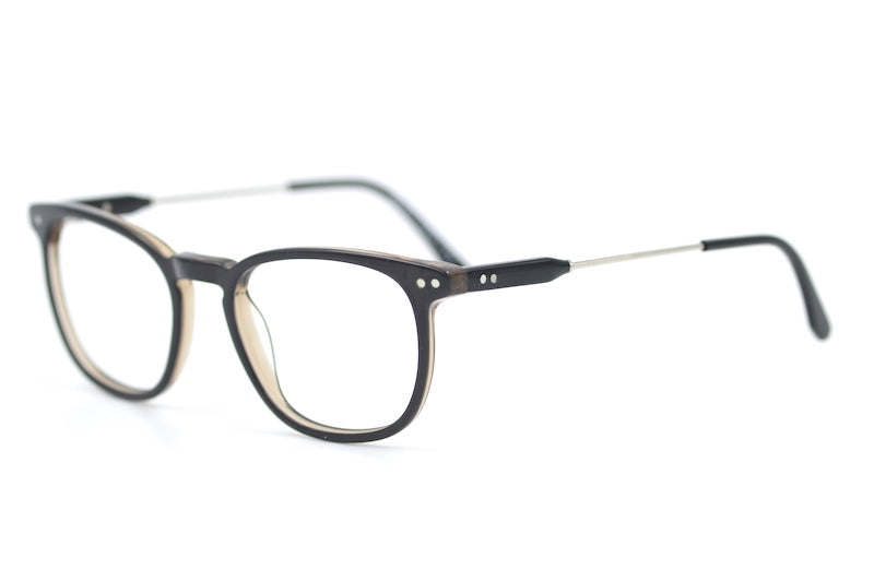 Jack men's retro glasses. Black retro glasses. Men's stylish glasses. Men's sustainable glasses. 