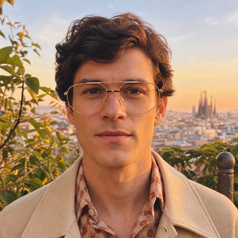 Jaguar 381 410 men's gold vintage aviator glasses. 