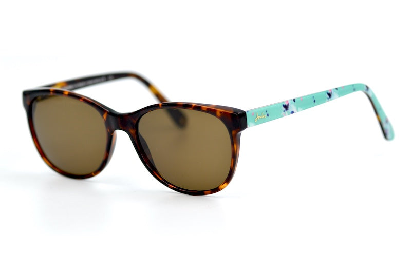 Joules Dune Sunglasses. Women's Joules sunglasses. Brown and teal women's sunglasses.