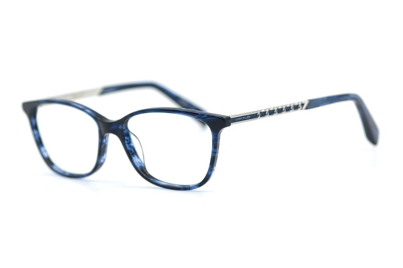Karen Millen 111 Glasses. Blue Karen Millen glasses. Women's designer glasses. 