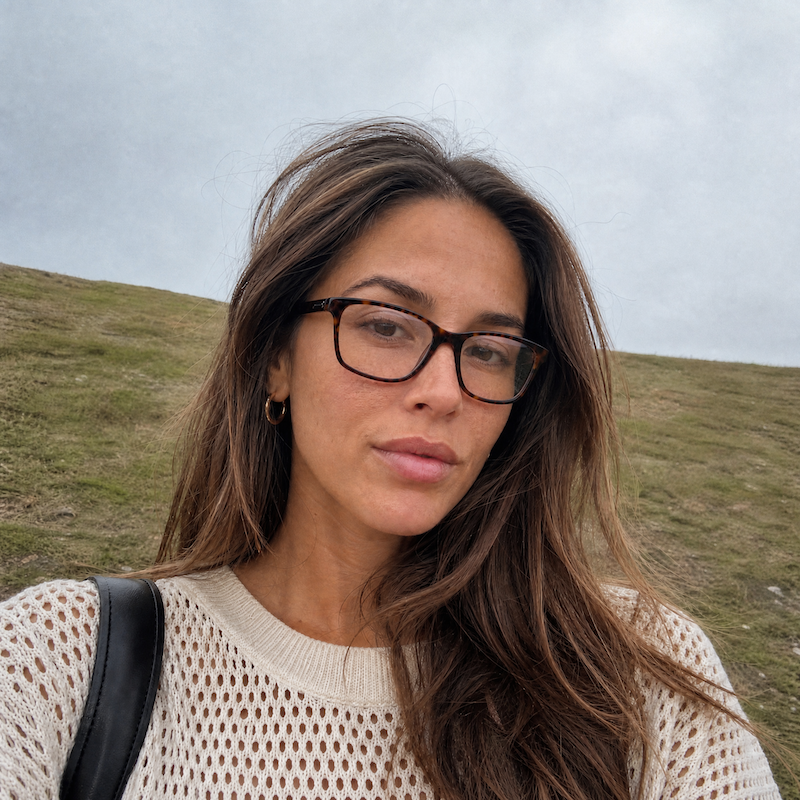 Karen Millen 20 brown square designer glasses.
