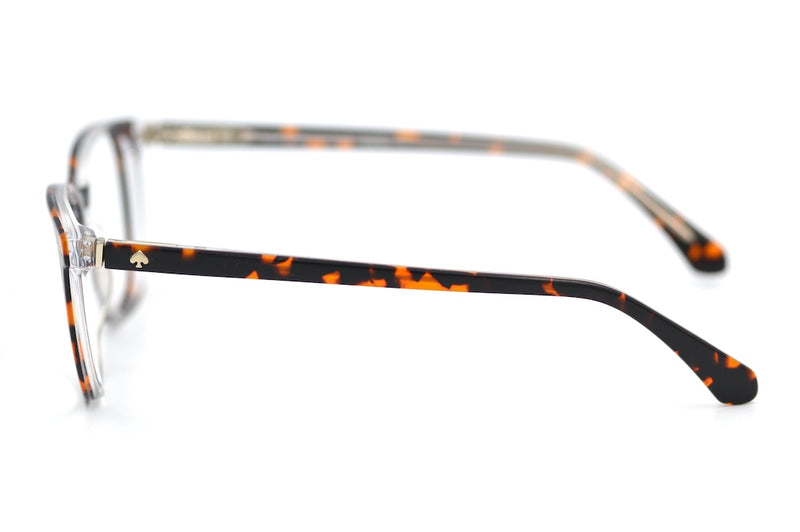 Kate Spade Joliet Brown Mottled Women's Square Glasses Side