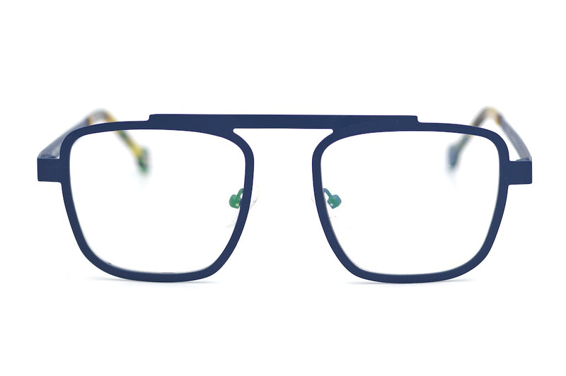 Kelinse Navy Blue Men's Aviator Glasses