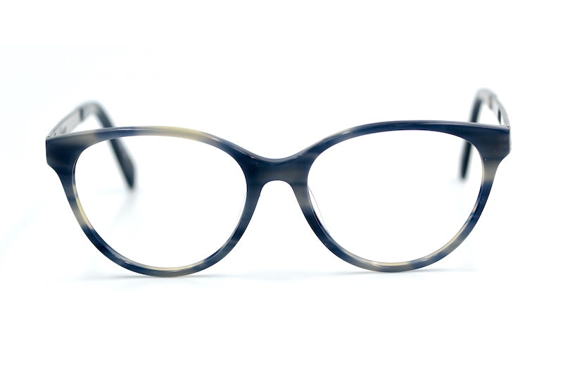 Kylie Minogue 2 Hearts women's cat-eye glasses with blue-grey acetate front