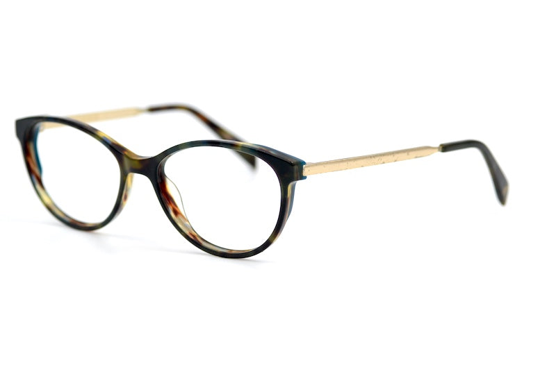 Kylie Minogue Golden women's designer glasses. Kylie Minogue glasses. Affordable designer eyewear.