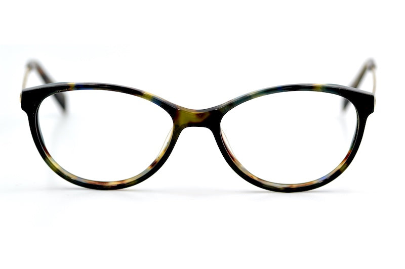 Kylie Minogue Golden women's designer glasses. Kylie Minogue glasses. Affordable designer eyewear.