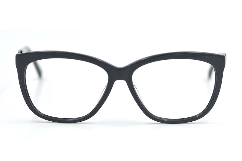 Love Moschino 12 black oversized sustainable women's glasses.