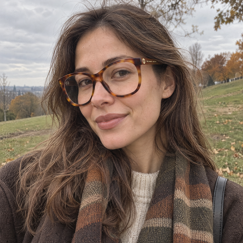 Marc Jacobs 17 women's oversized brown tortoiseshell glasses