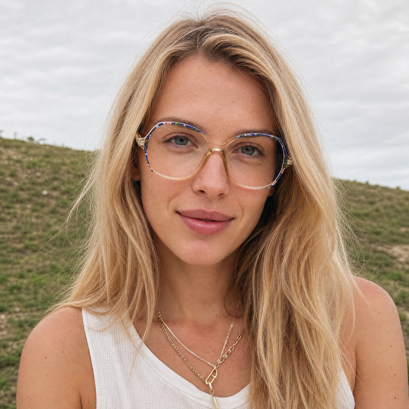 Marge 80s Women's Oversized Vintage Glasses