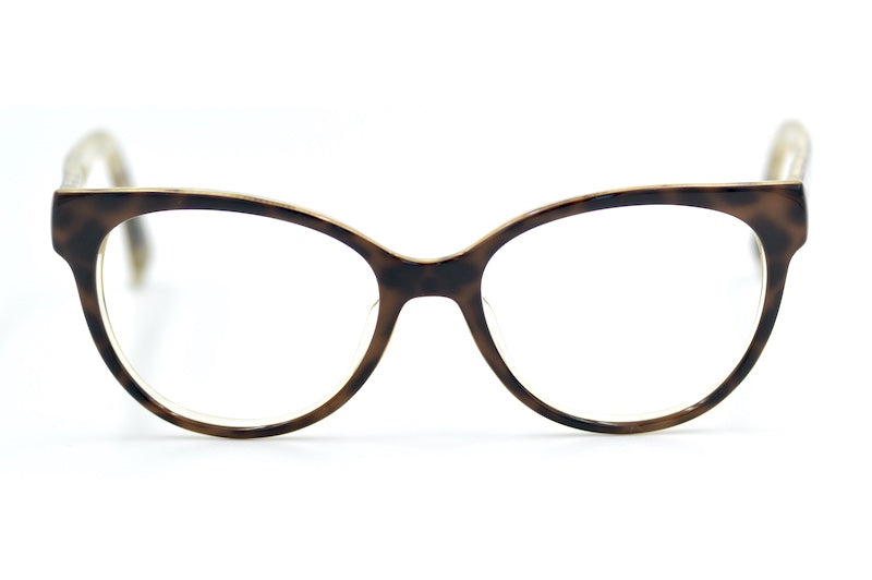 Max Mara 1277 animal print glasses. Women's MaxMara glasses. Women's sustainable glasses. Women's designer glasses. Sustainable eyewear.