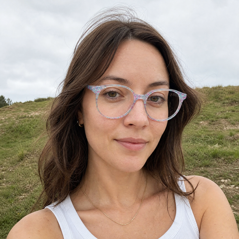 Milano Floral 80s glasses. Oversized glasses. 80s glasses. Vintage glasses. Retro Glasses.