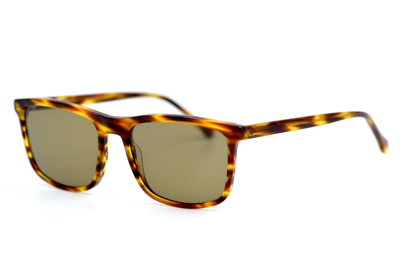 Paxton sunglasses. Men's stylish brown rectangular sunglasses.