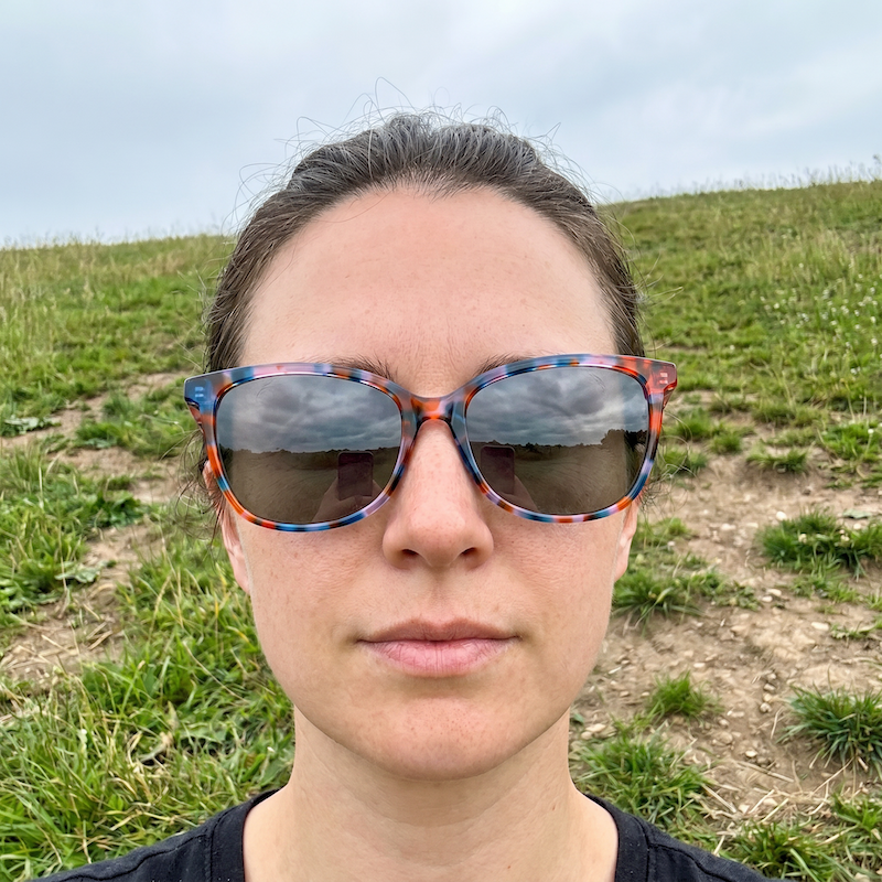 Peppa women's retro sunglasses. Affordable prescription sunglasses. Sustainable sunglasses.