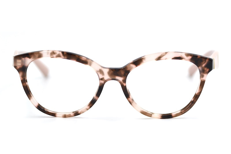 Prada VPR11R ROJ 101 Pink Brown Cat-Eye Women's Designer Glasses