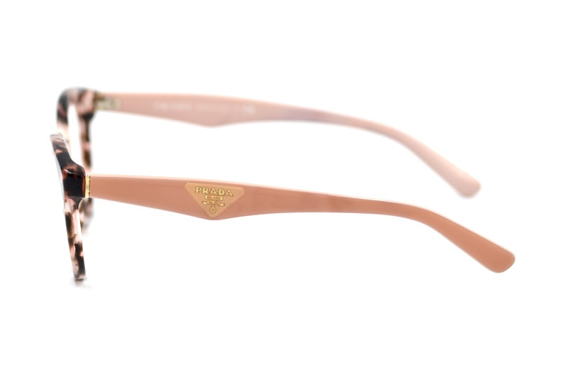 Prada VPR11R ROJ 101 Pink Brown Cat-Eye Women's Designer Glasses