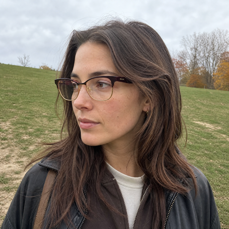 Prada VPR 65R Women's Deep Red & Gold Glasses