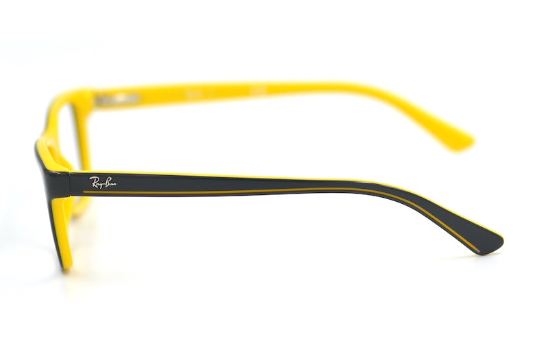 Ray-Ban 1536 3660 junior black and yellow designer glasses. 