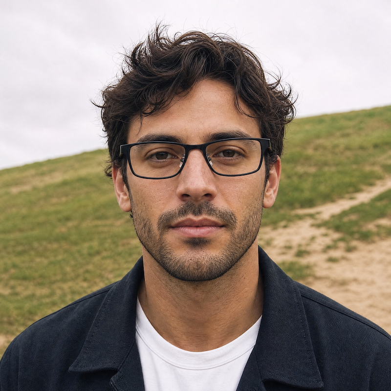 Ray-Ban 6238 Glasses. Black rectangular Ray-Ban glasses. Sustainable men's glasses.