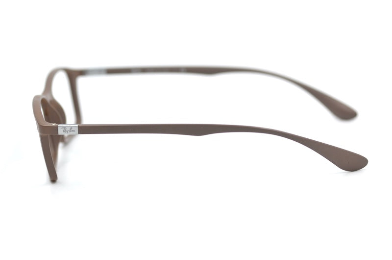 Ray-Ban 7048 5522 Taupe Rectangular Glasses
