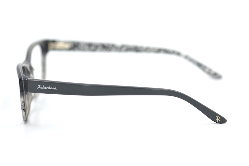 Red or Dead 102 women's grey rectangular glasses
