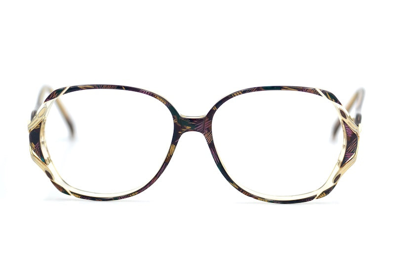 Royal Pavilion 11 80s Oversized Vintage Glasses. Women's 80 vintage glasses. Sustainable glasses UK.