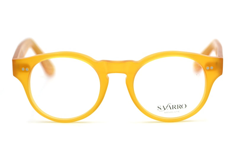Safarro Gallipoli Round Ochre Glasses