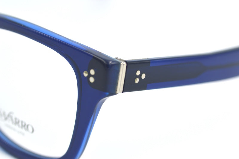 Safarro H165 Glasses. Men's blue square glasses. Men's stylish glasses online UK. 
