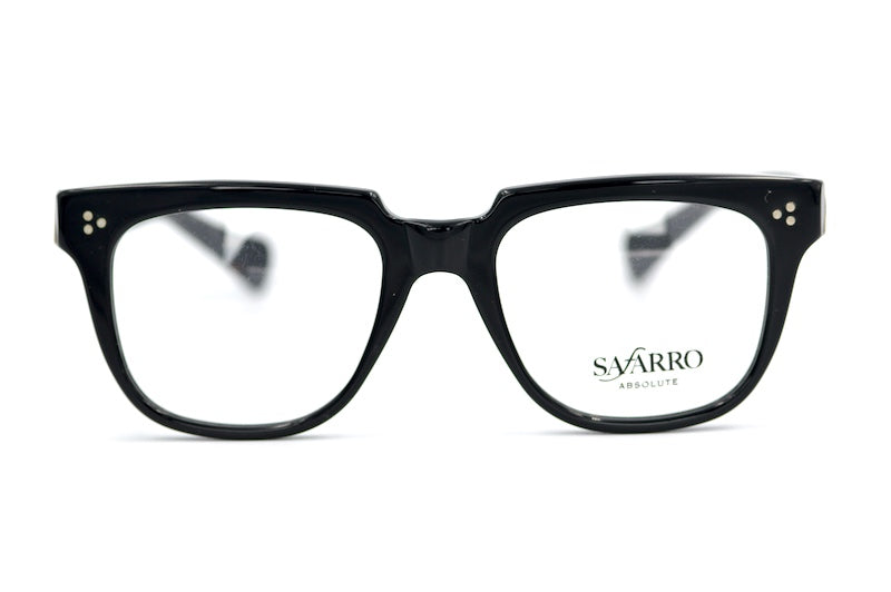 Safarro Men's H180 Black Glasses. Michael Caine Style Inspired Glasses.