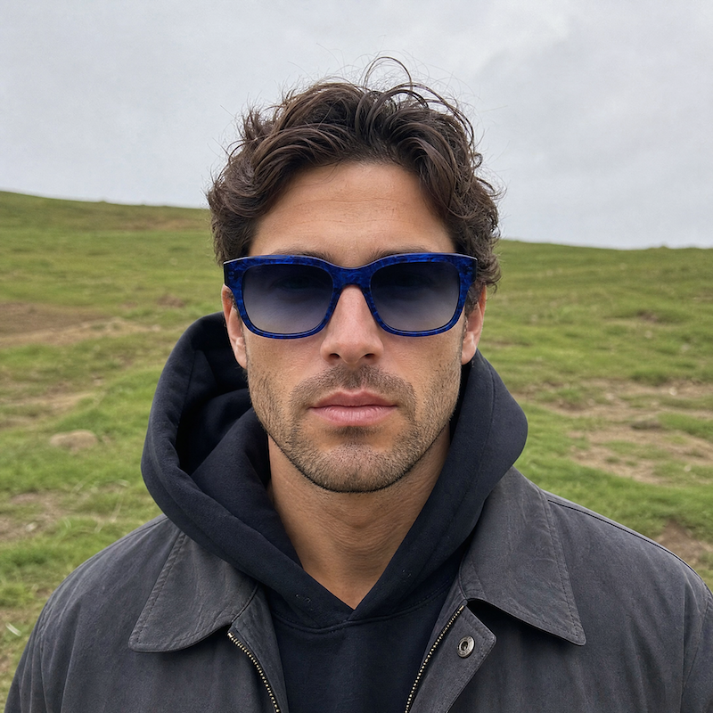 Sicily Polarised sunglasses. Men's stylish sunglasses. Men's sustainable sunglasses. Polarised sunglasses. Men's prescription sunglasses online. 