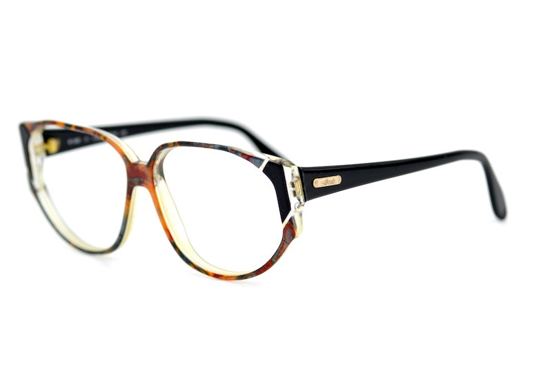 Silhouette 1258 women's 80s oversized vintage glasses.